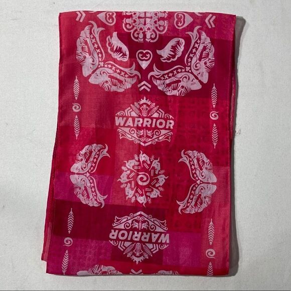 Ford Warrier Pink & Red Handband Scarf - Picture 3 of 3